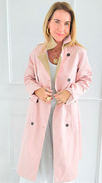 Paris Forecast Italian Long Coat-160 Jackets-KZ SENA-Coastal Bloom Boutique, find the trendiest versions of the popular styles and looks Located in Indialantic, FL