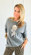 CB Custom - Rodeo Runway Sweatshirt-130 Long Sleeve Tops-Blu Pepper / Holly-Coastal Bloom Boutique, find the trendiest versions of the popular styles and looks Located in Indialantic, FL