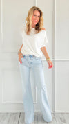 Skyline Flare Denim Jeans-190 Denim-Mica Denim-Coastal Bloom Boutique, find the trendiest versions of the popular styles and looks Located in Indialantic, FL