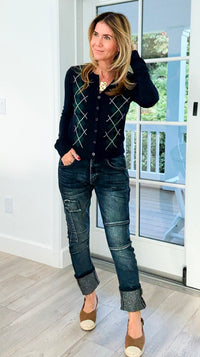 Structured Edge Denim Pant