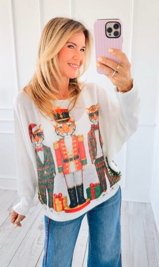 Nutcracker Tigers Italian St Tropez Knit