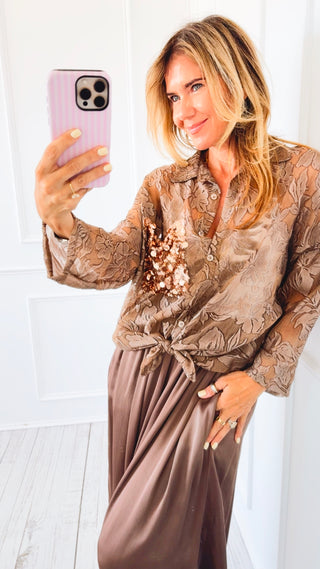 Bloom & Shine Italian Button Top