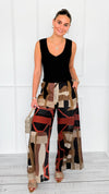 Abstract Trail Italian Pant-100 Pants-BETTER GO-Coastal Bloom Boutique, find the trendiest versions of the popular styles and looks Located in Indialantic, FL