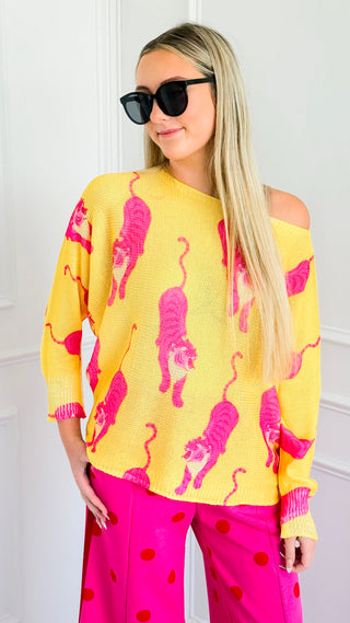 Pink Prowl Italian St Tropez Knit