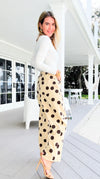 Dotted Daydream Barrel Pants-170 Bottoms-oddi-Coastal Bloom Boutique, find the trendiest versions of the popular styles and looks Located in Indialantic, FL