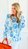 My Vase Collection Italian St Tropez Sweater-140 Sweaters-Italianissimo-Coastal Bloom Boutique, find the trendiest versions of the popular styles and looks Located in Indialantic, FL
