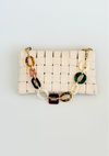 Tortoise Linked Acrylic Bag Chain-260 Other Accessories-GS JEWELRY-Coastal Bloom Boutique, find the trendiest versions of the popular styles and looks Located in Indialantic, FL