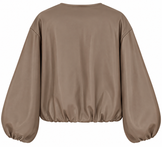 Butter Soft Bomber Italian Jacket- Taupe
