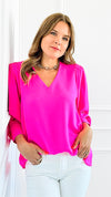 Radiant Glow Blouse Top-130 Long Sleeve Tops-Jodifl-Coastal Bloom Boutique, find the trendiest versions of the popular styles and looks Located in Indialantic, FL