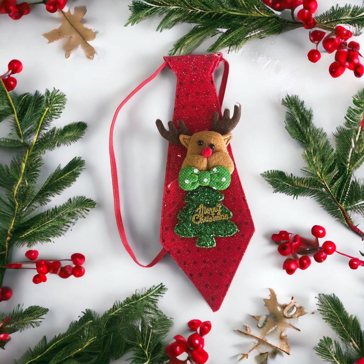 Rudolph Necktie-260 Other Accessories-Selini New York-Coastal Bloom Boutique, find the trendiest versions of the popular styles and looks Located in Indialantic, FL