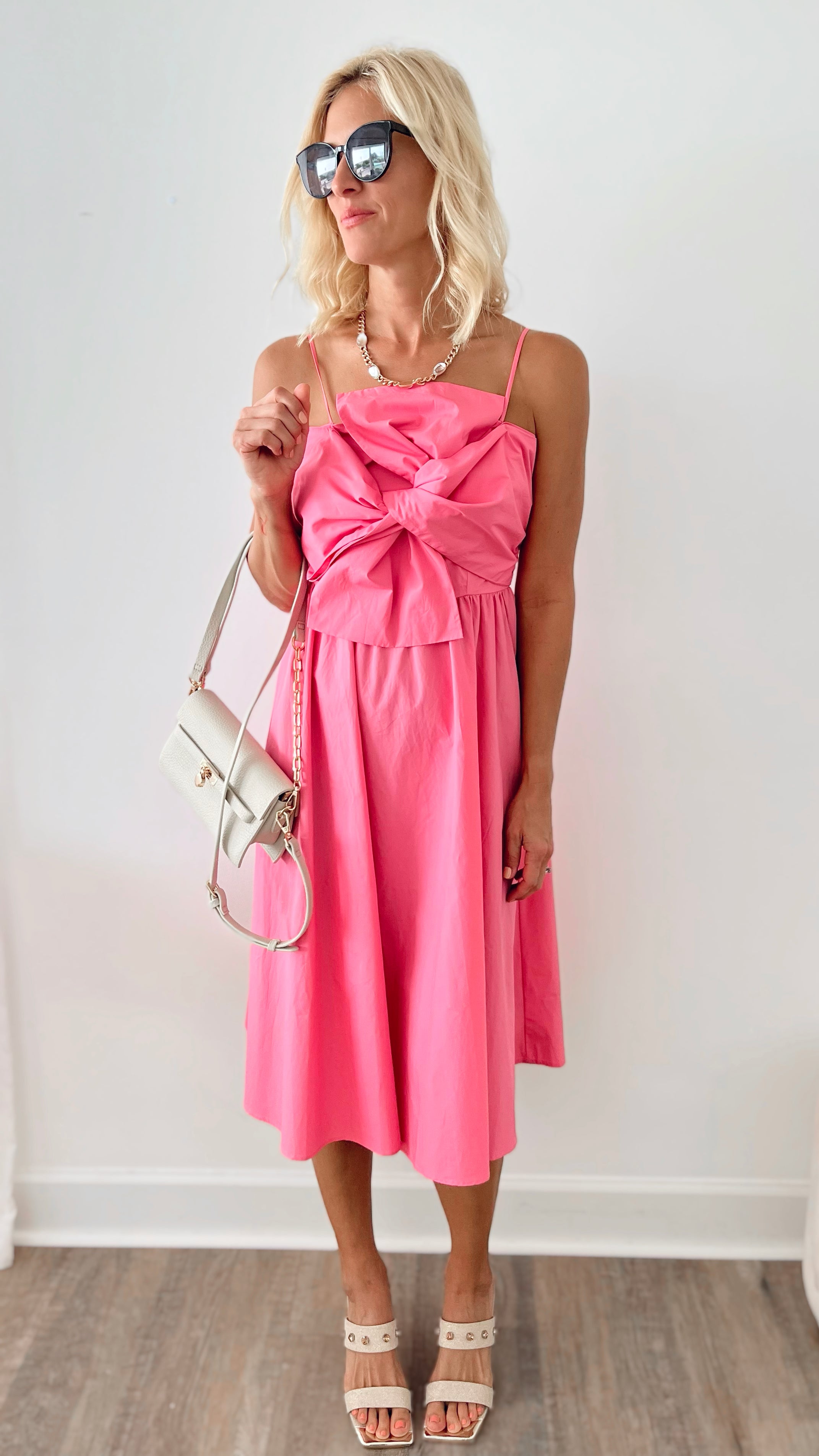 Take Me Away Dress - Pink-200 Dresses/Jumpsuits/Rompers-Main Strip-Coastal Bloom Boutique, find the trendiest versions of the popular styles and looks Located in Indialantic, FL