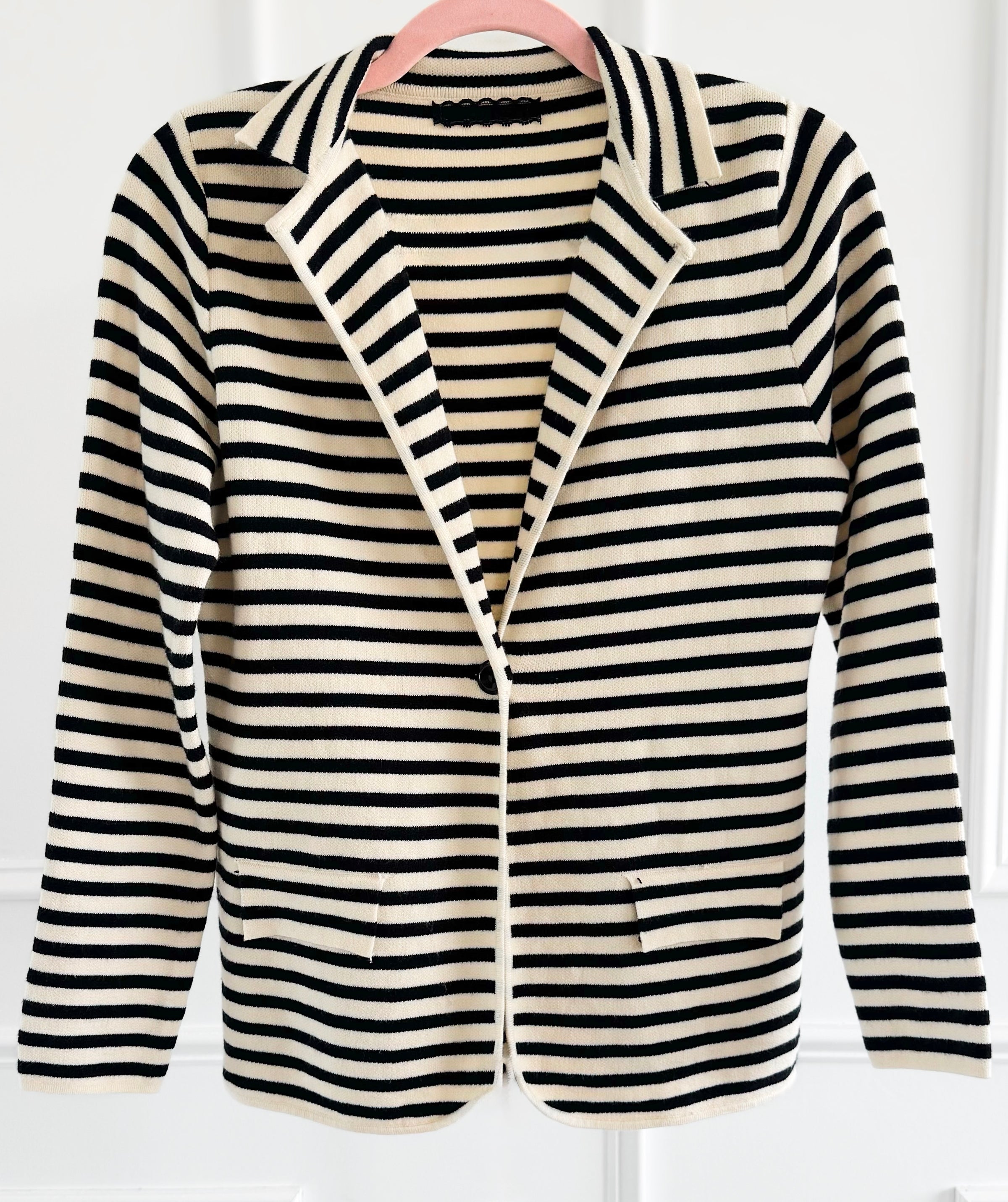 Striped Sensation Sweater Jacket-160 Jackets-Z STUDIO-Coastal Bloom Boutique, find the trendiest versions of the popular styles and looks Located in Indialantic, FL