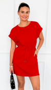 Laid-Back Elegance Cinched Dress-200 Dresses/Jumpsuits/Rompers-Jodifl-Coastal Bloom Boutique, find the trendiest versions of the popular styles and looks Located in Indialantic, FL