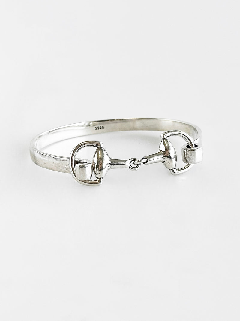 Silver Horse Bit Link Bracelet-Chasing Bandits-Coastal Bloom Boutique, find the trendiest versions of the popular styles and looks Located in Indialantic, FL