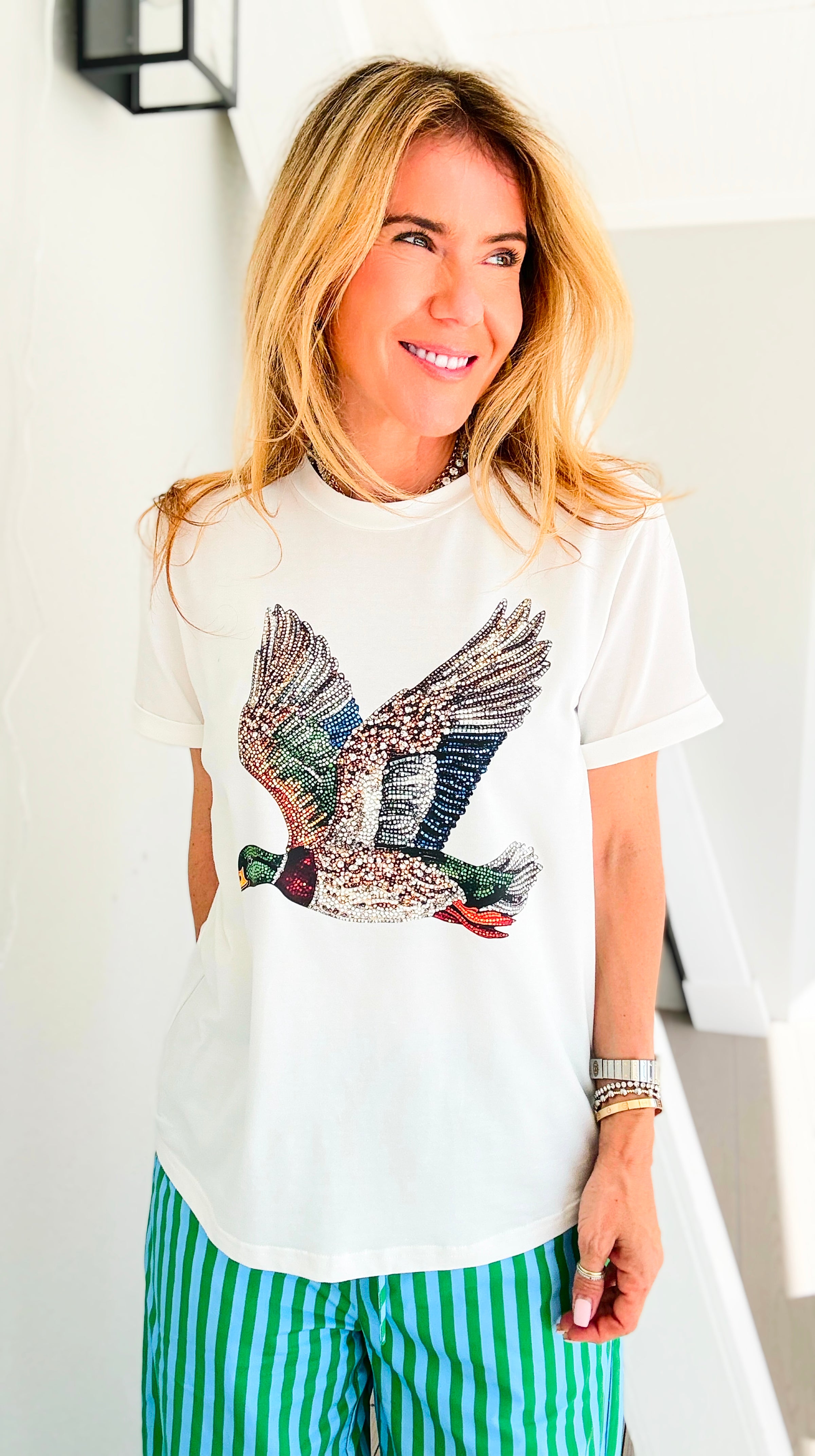 Runway Mallard Graphic Top