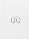 Round Hoop Earrings-Silver-230 Jewelry-Darling-Coastal Bloom Boutique, find the trendiest versions of the popular styles and looks Located in Indialantic, FL