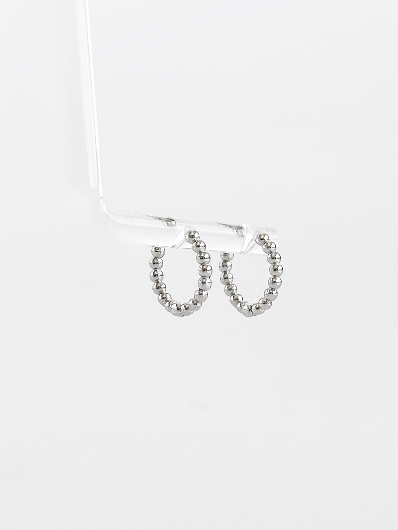 Round Hoop Earrings-Silver-230 Jewelry-Darling-Coastal Bloom Boutique, find the trendiest versions of the popular styles and looks Located in Indialantic, FL