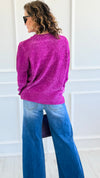 Cuddle Cloud Chenille Sweater-Lt Plum-140 Sweaters-Zenana-Coastal Bloom Boutique, find the trendiest versions of the popular styles and looks Located in Indialantic, FL