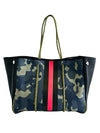 Red Stripe Camo Tote Bag-240 Bags-Peace Love Fashion-Coastal Bloom Boutique, find the trendiest versions of the popular styles and looks Located in Indialantic, FL