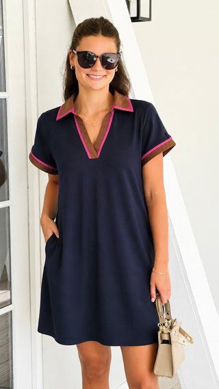 Polished Collar Dress