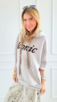 Iconic Italian Hooded Sweatshirt-110 Long Sleeve Tops-LAVVIA-Coastal Bloom Boutique, find the trendiest versions of the popular styles and looks Located in Indialantic, FL