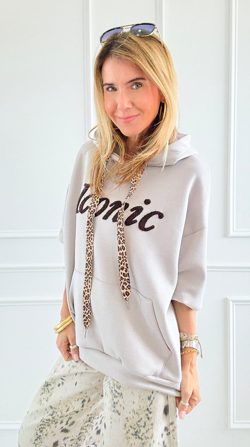 Iconic Italian Hooded Sweatshirt-110 Long Sleeve Tops-LAVVIA-Coastal Bloom Boutique, find the trendiest versions of the popular styles and looks Located in Indialantic, FL