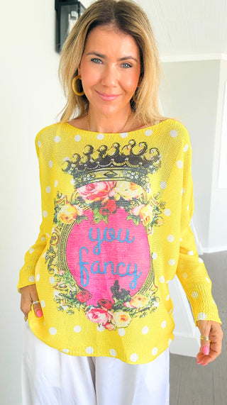 You Fancy Italian St Tropez Knit