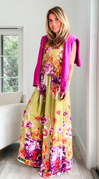 Harvest Blooms Kapri Italian Pants