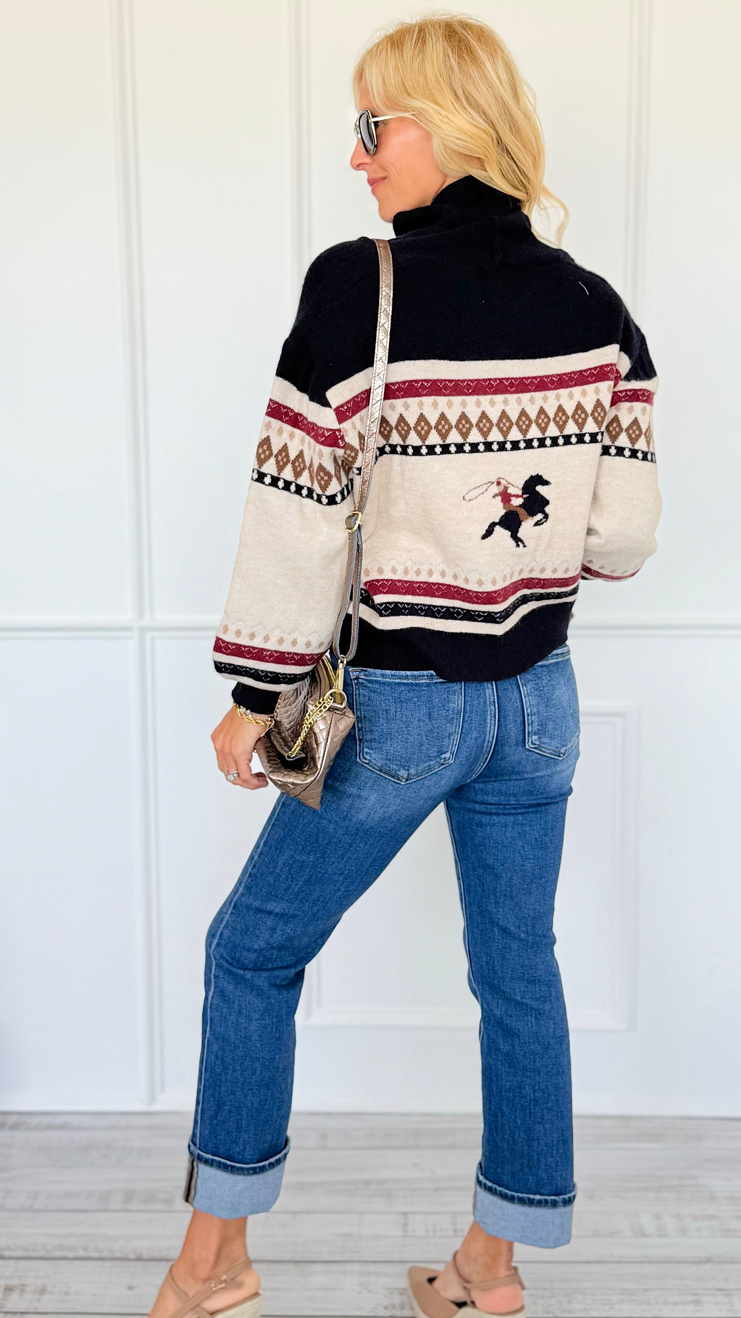 Stirrup Season Knit Cardigan-150 Cardigans/Layers-Gilli-Coastal Bloom Boutique, find the trendiest versions of the popular styles and looks Located in Indialantic, FL