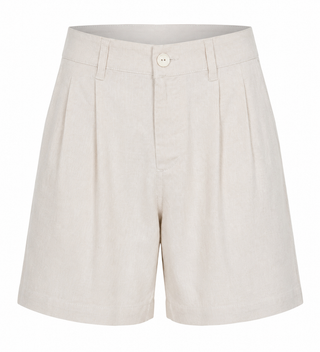 Pleated Blend Shorts