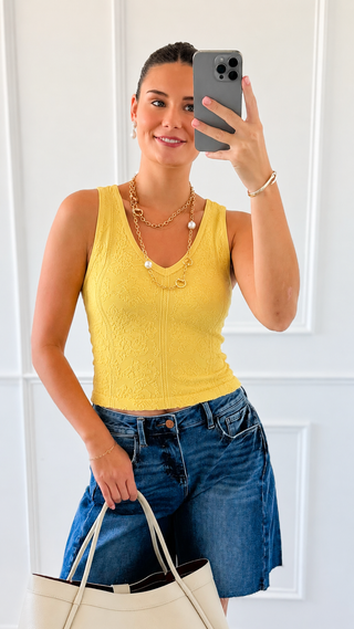 Textured Knit Top - Acacia
