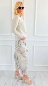 Artful Ease Relaxed Pants-170 Bottoms-Kan Can USA-Coastal Bloom Boutique, find the trendiest versions of the popular styles and looks Located in Indialantic, FL