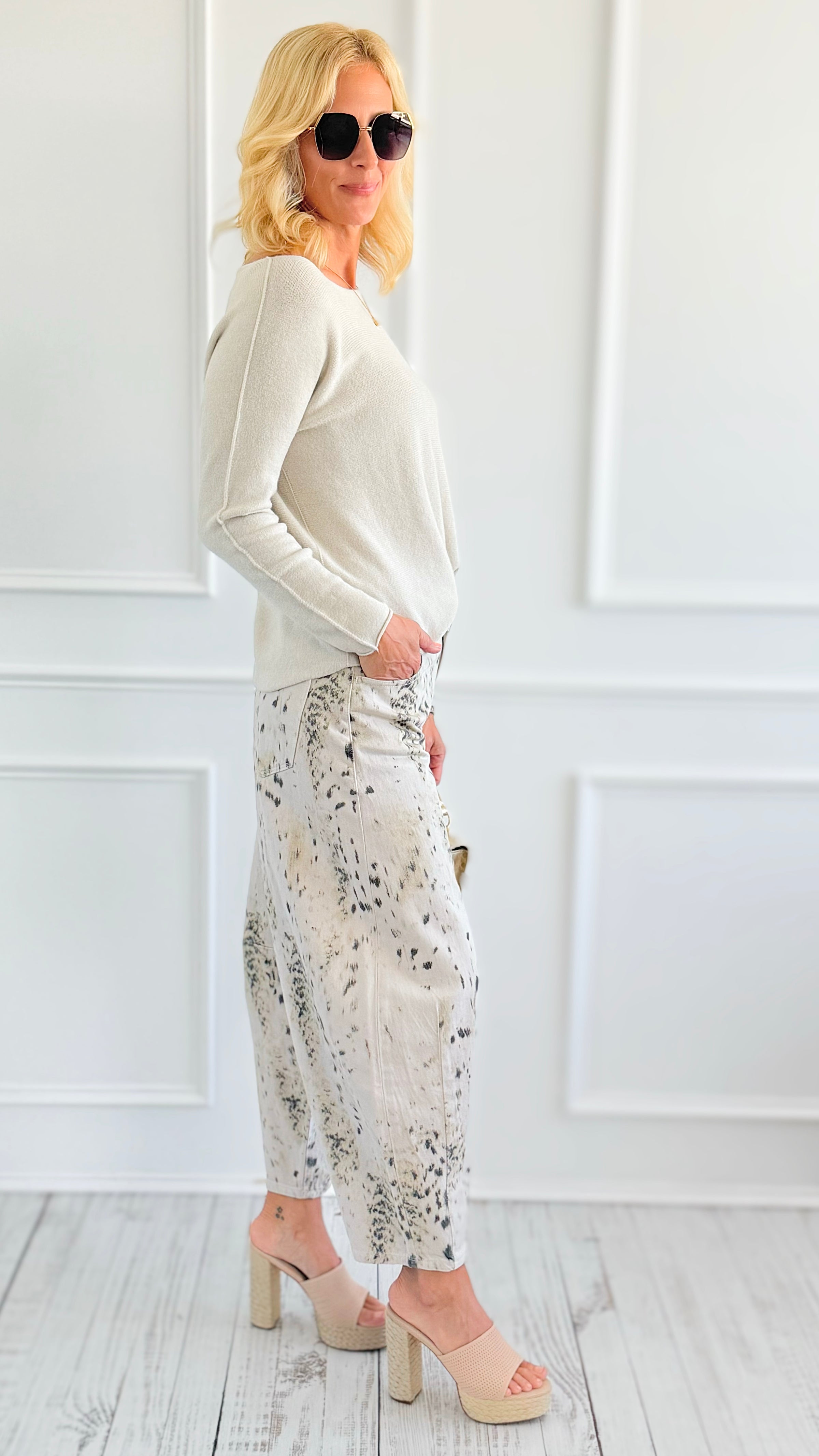 Artful Ease Relaxed Pants-170 Bottoms-Kan Can USA-Coastal Bloom Boutique, find the trendiest versions of the popular styles and looks Located in Indialantic, FL