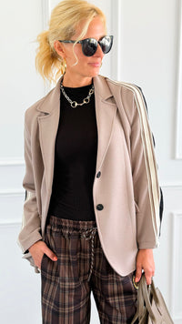 Dual Impact Italian Blazer-160 Jackets-ACQUA & LIMONE-Coastal Bloom Boutique, find the trendiest versions of the popular styles and looks Located in Indialantic, FL