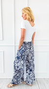 Tropical Breeze Italian Palazzo-170 Bottoms-Tempo-Coastal Bloom Boutique, find the trendiest versions of the popular styles and looks Located in Indialantic, FL