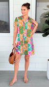 Vibrant Paisley Button Dress-200 Dresses/Jumpsuits/Rompers-VOY-Coastal Bloom Boutique, find the trendiest versions of the popular styles and looks Located in Indialantic, FL