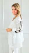 Edge & Elegance Italian Blazer-160 Jackets-TATTOO Z-Coastal Bloom Boutique, find the trendiest versions of the popular styles and looks Located in Indialantic, FL