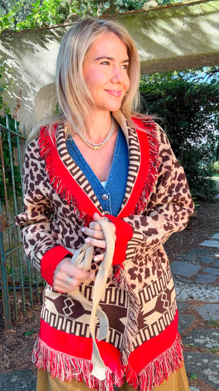 Leopard Rouge Cardigan