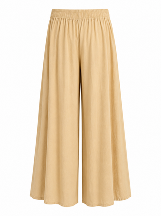 Eternal Sunshine Palazzo Pants - Beige