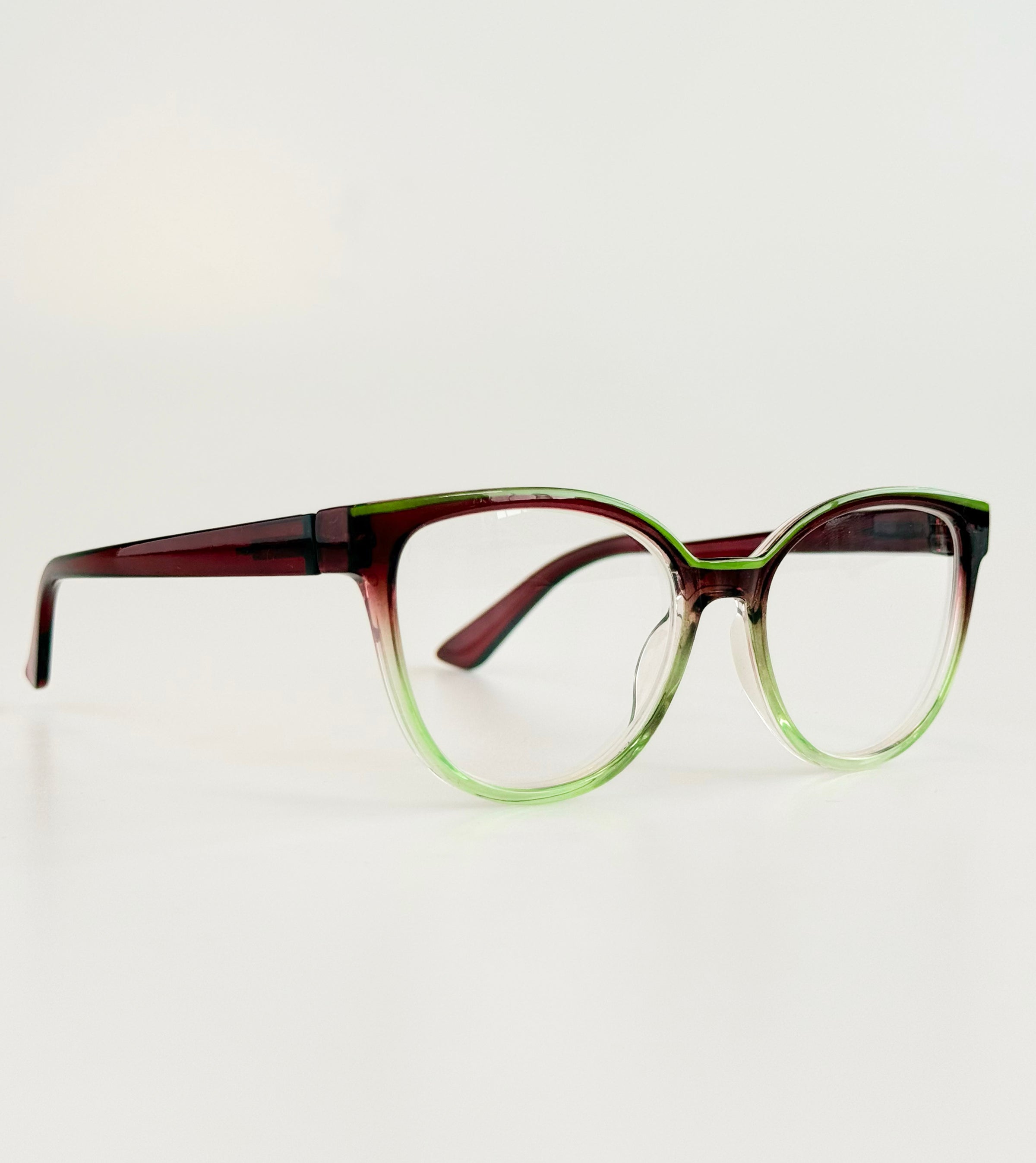 Sunset Fade Round Glasses-Olive-260 Other Accessories-Creative Group-Coastal Bloom Boutique, find the trendiest versions of the popular styles and looks Located in Indialantic, FL
