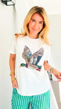 Runway Mallard Graphic Top
