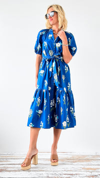 Garden Bliss Midi Dress-200 Dresses/Jumpsuits/Rompers-SUGARLIPS-Coastal Bloom Boutique, find the trendiest versions of the popular styles and looks Located in Indialantic, FL