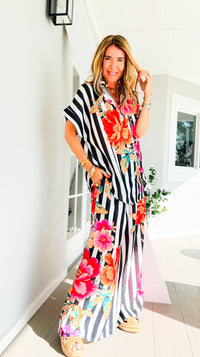 Midnight Bouquet Italian Pant