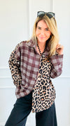 Two Sides Story Italian Button- Down Top-110 Long Sleeve Tops-SEÑORITA C-Coastal Bloom Boutique, find the trendiest versions of the popular styles and looks Located in Indialantic, FL