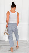Sailline Stripe Drawstring Pants-170 Bottoms-SO ME-Coastal Bloom Boutique, find the trendiest versions of the popular styles and looks Located in Indialantic, FL