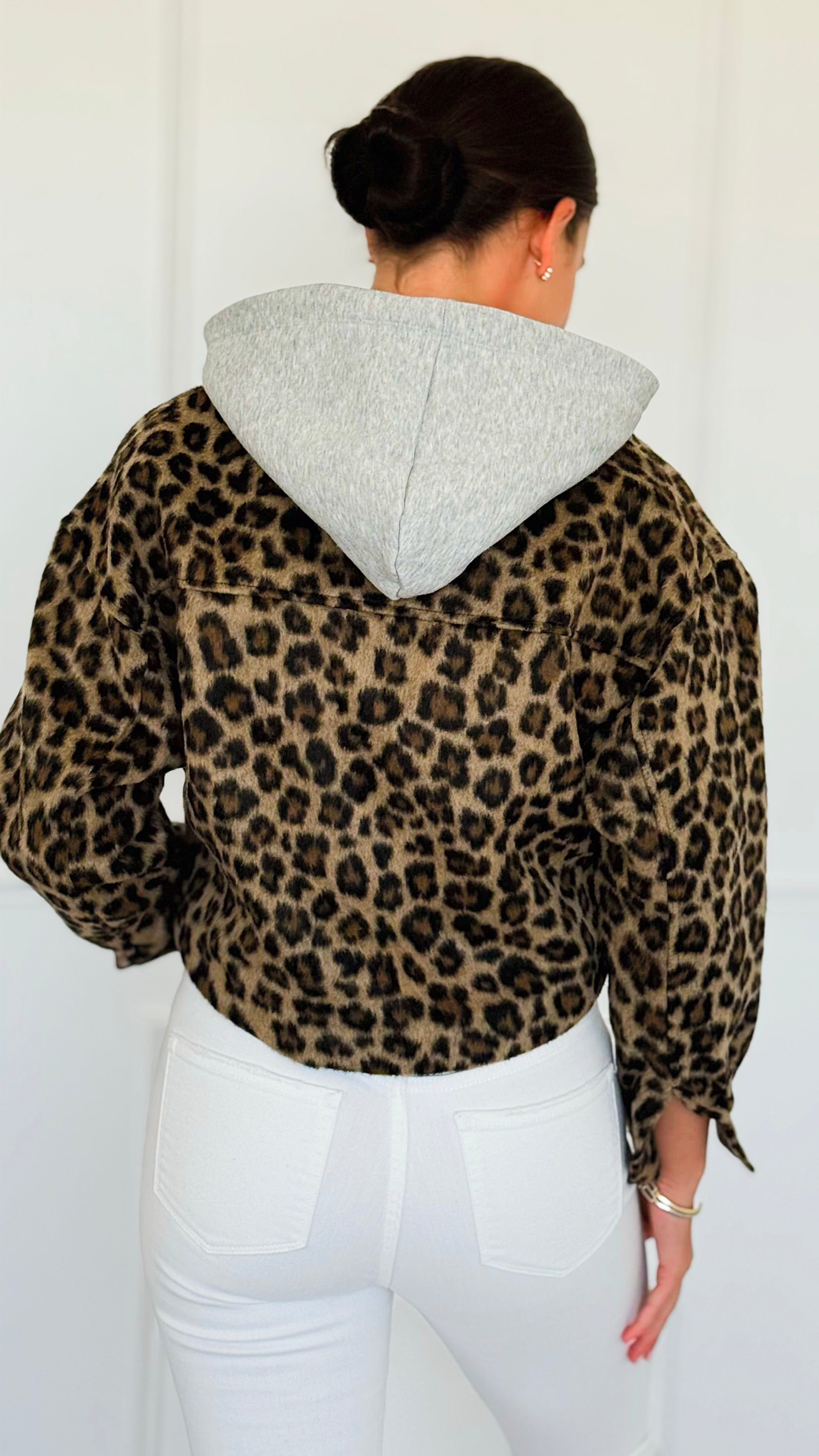 Wild Side Cropped Button Jacket-160 Jackets-Love Tree Fashion-Coastal Bloom Boutique, find the trendiest versions of the popular styles and looks Located in Indialantic, FL