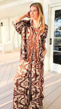 Boho Lace Illusion Italian Pant-100 Pants-Italianissimo-Coastal Bloom Boutique, find the trendiest versions of the popular styles and looks Located in Indialantic, FL