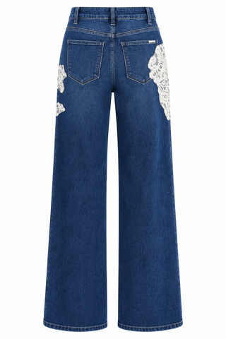 Lace Detail Jeans