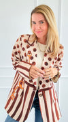 Twin Tigri Italian Jacket-160 Jackets-Italianissimo-Coastal Bloom Boutique, find the trendiest versions of the popular styles and looks Located in Indialantic, FL