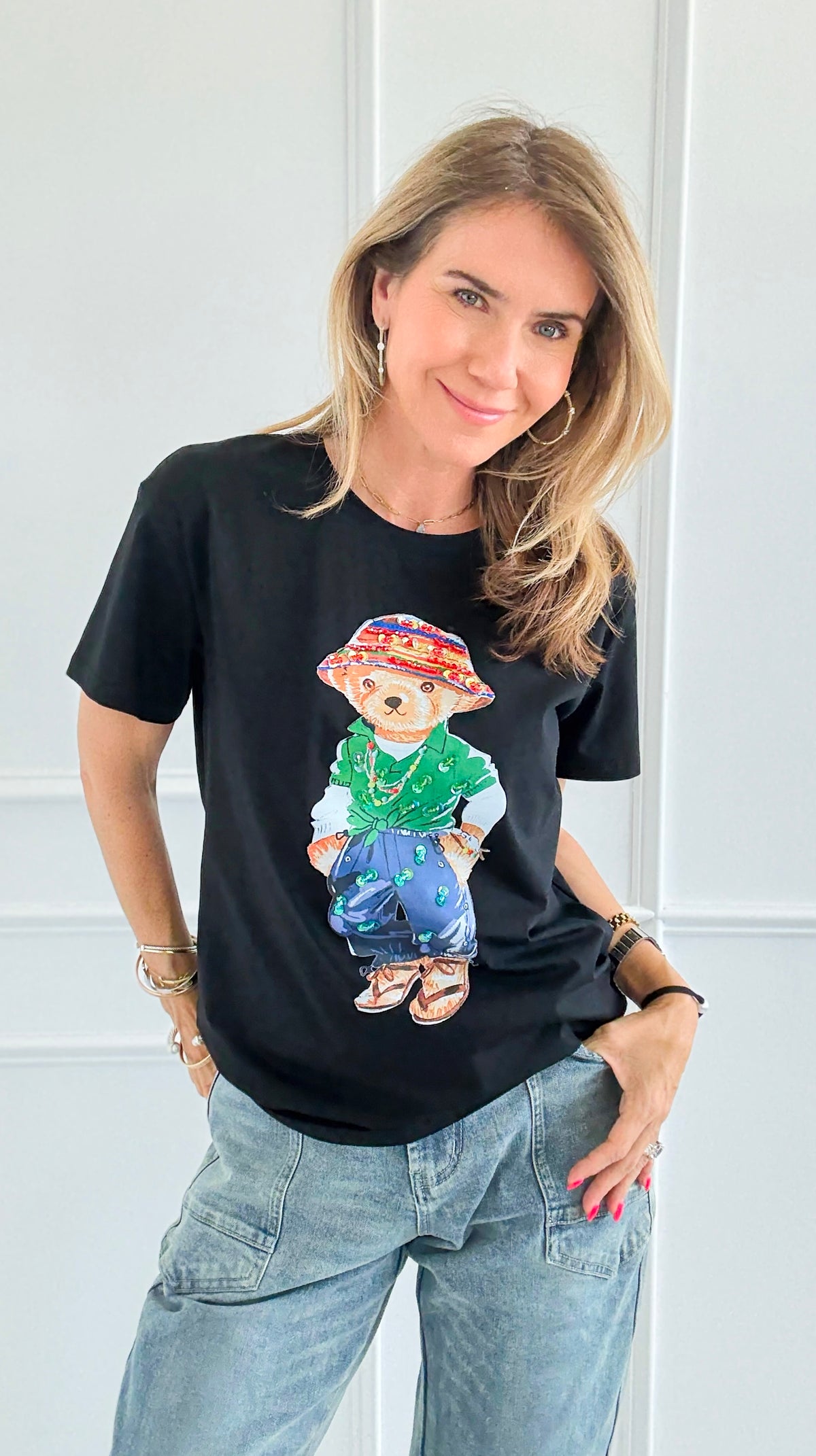 Bucket Hat Buddy Top-110 Short Sleeve Tops-Over Apparel-Coastal Bloom Boutique, find the trendiest versions of the popular styles and looks Located in Indialantic, FL